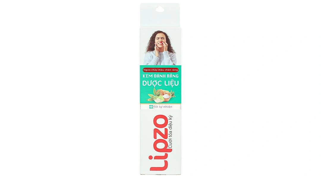 Kem đánh răng Dược Liệu Lipzo sạch nướu, ngừa chảy máu chân răng tuýp 110g - 2