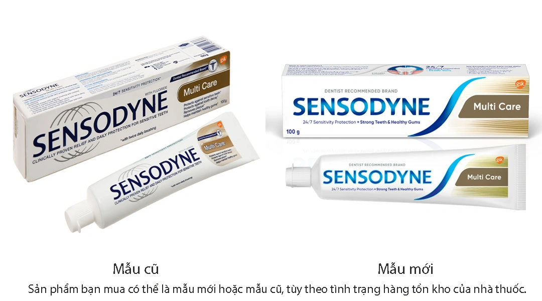 Kem đánh răng Sensodyne Multi Care bảo vệ răng, giảm ê buốt tuýp 100g - 7