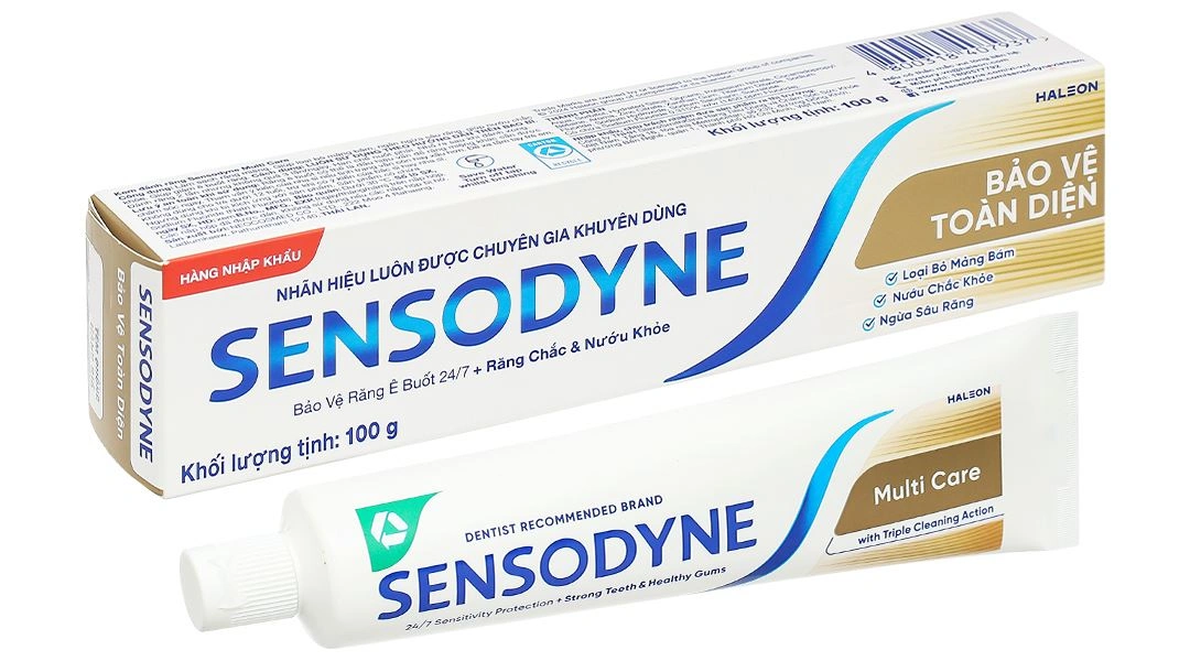 Kem đánh răng Sensodyne Multi Care bảo vệ răng, giảm ê buốt tuýp 100g - 6