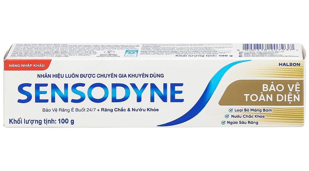 Kem đánh răng Sensodyne Multi Care bảo vệ răng, giảm ê buốt tuýp 100g - 10