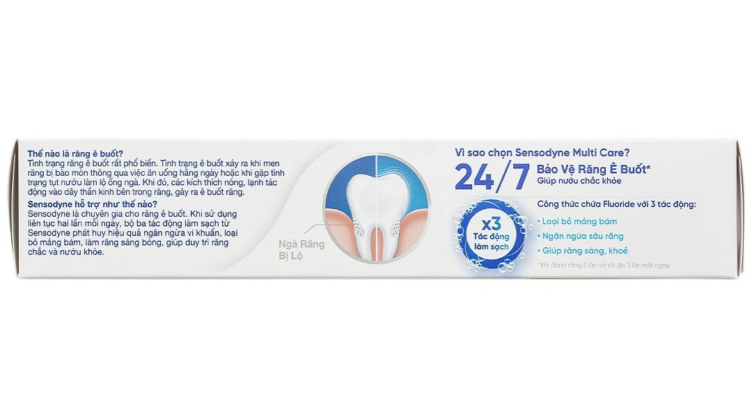 Kem đánh răng Sensodyne Multi Care bảo vệ răng, giảm ê buốt tuýp 100g - 17
