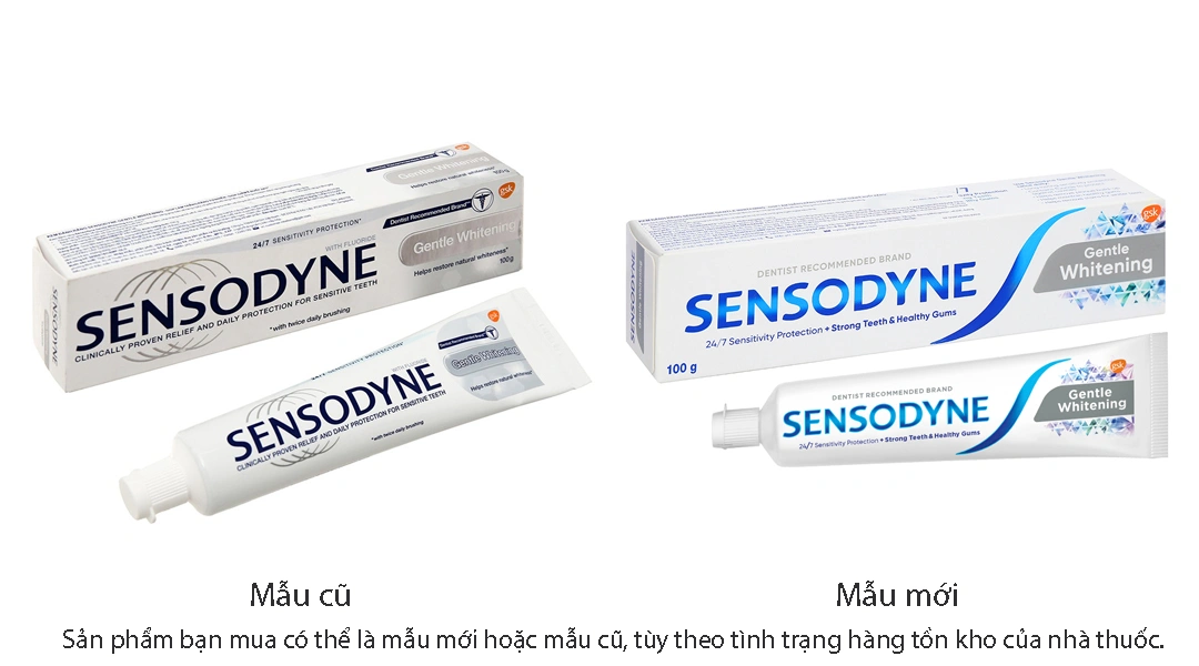 Kem đánh răng Sensodyne Gentle Whitening giúp làm trắng răng tuýp 100g - 7