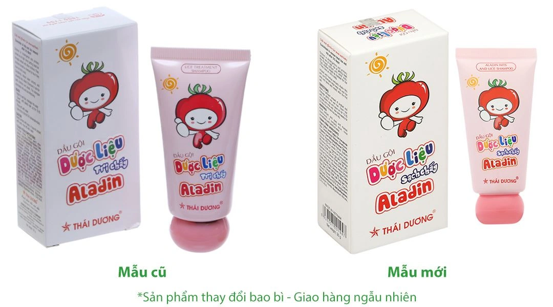 Dầu gội dược liệu Aladin điều trị chấy, loại bỏ trứng chấy - 