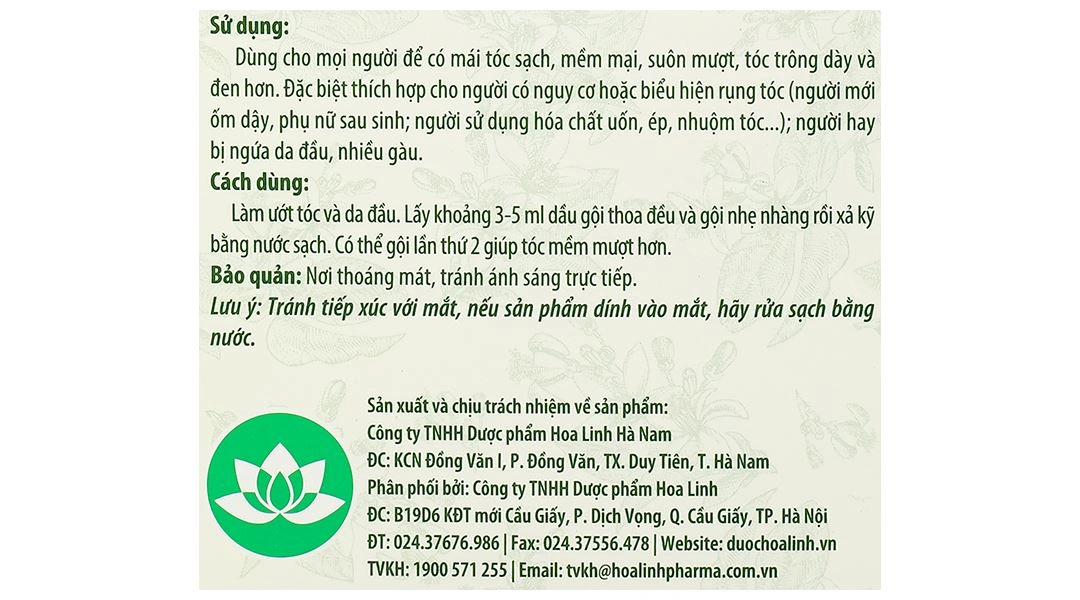 Dầu gội dược liệu Nguyên Xuân hương bưởi giúp dưỡng tóc hương bưởi chai 275ml - 6