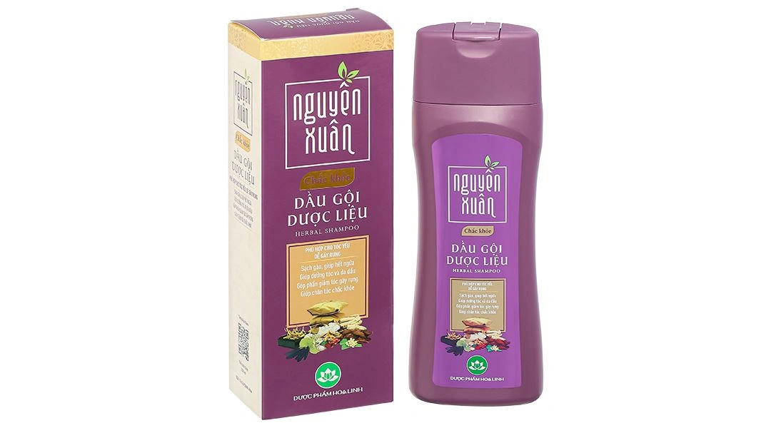 Dầu gội dược liệu Nguyên Xuân chắc khỏe, bồng bềnh chai 250ml - 