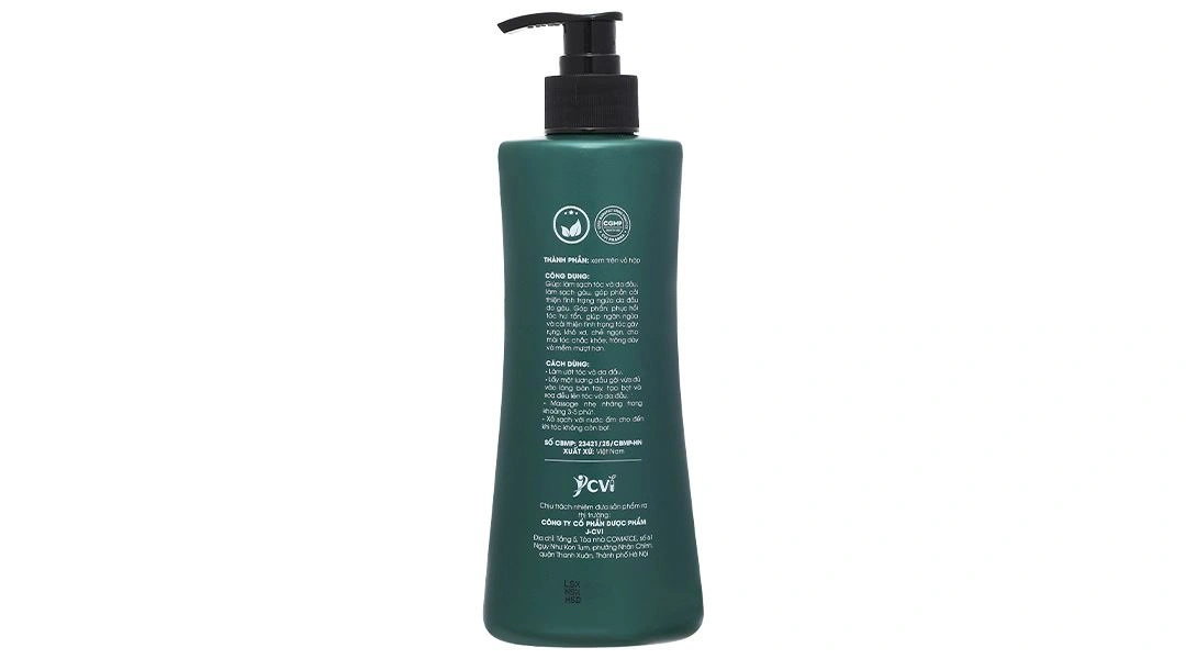 Dầu gội bồ kết Lộc Xuân làm sạch gàu, phục hồi hư tổn chai 300ml - 7