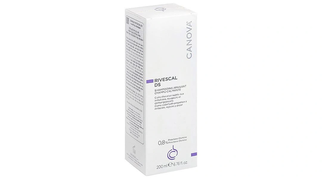 Dầu gội Canova Rivescal DS làm dịu da, ngừa kích ứng chai 200ml - 