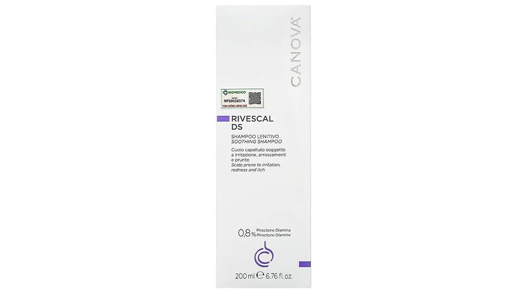 Dầu gội Canova Rivescal DS làm dịu da, ngừa kích ứng chai 200ml - 2