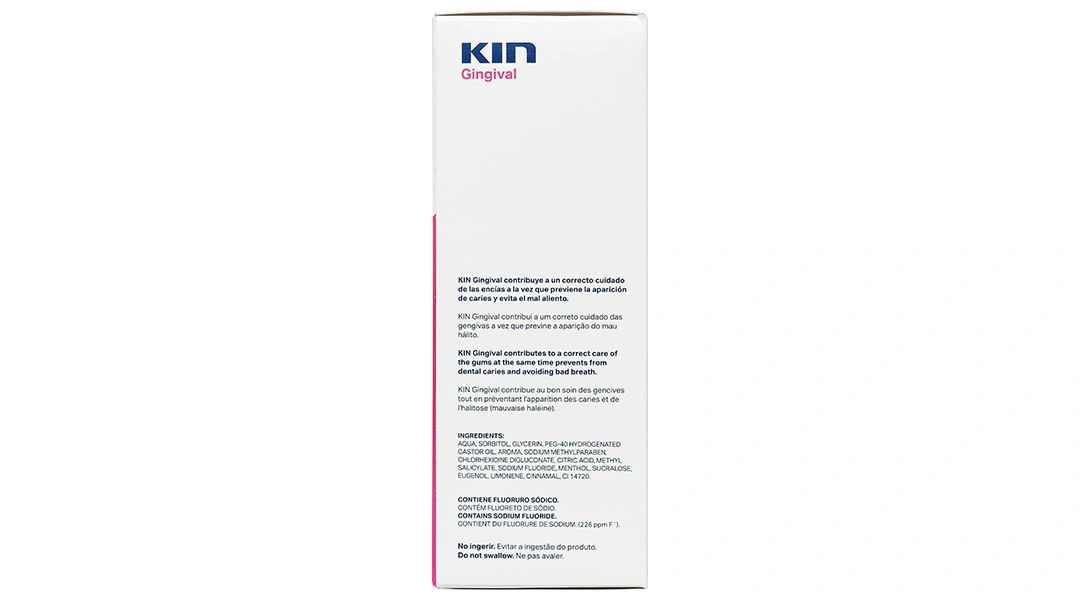 Nước súc miệng Kin Gingival ngừa viêm nướu, sâu răng chai 250ml - 12