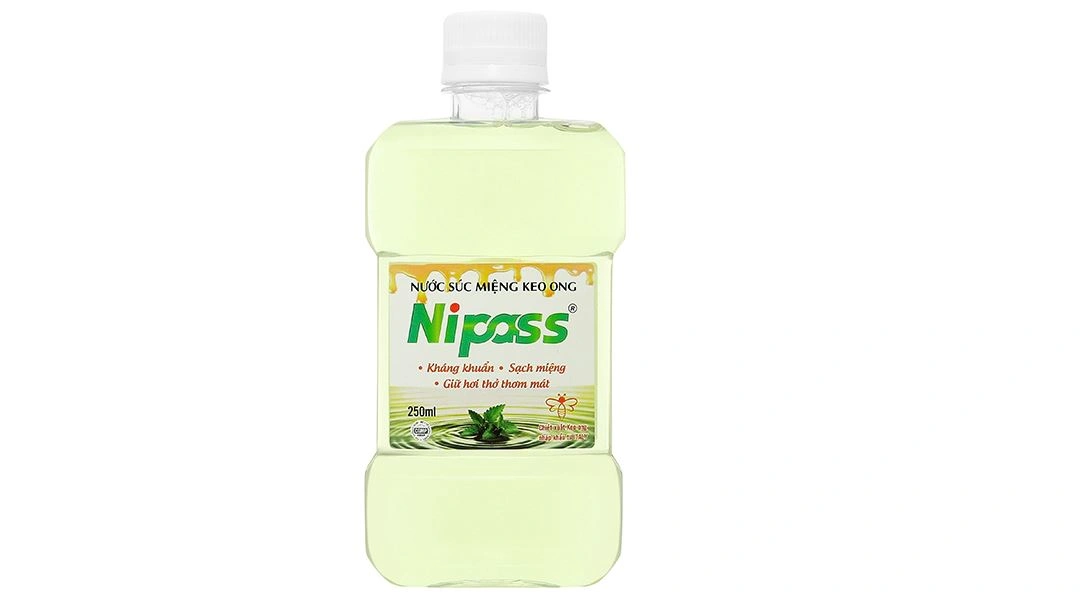 Nước súc miệng Keo Ong Nipass làm sạch khoang miệng, khử mùi hôi miệng chai 250ml - 1