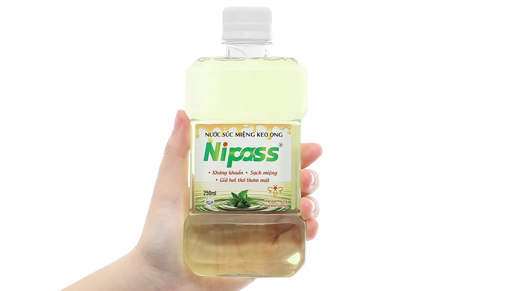 Nước súc miệng Keo Ong Nipass làm sạch khoang miệng, khử mùi hôi miệng chai 250ml - 5