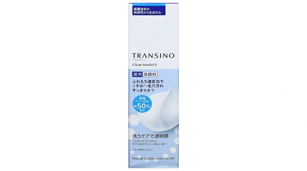 Sữa rửa mặt TRANSINO Clear Wash EX làm sạch sâu, se khít lỗ chân lông tuýp 100g - 1