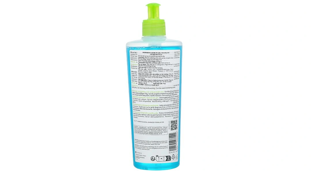 Gel rửa mặt Bioderma Sébium Gel Moussant dành cho da dầu và hỗn hợp chai 500ml - 2