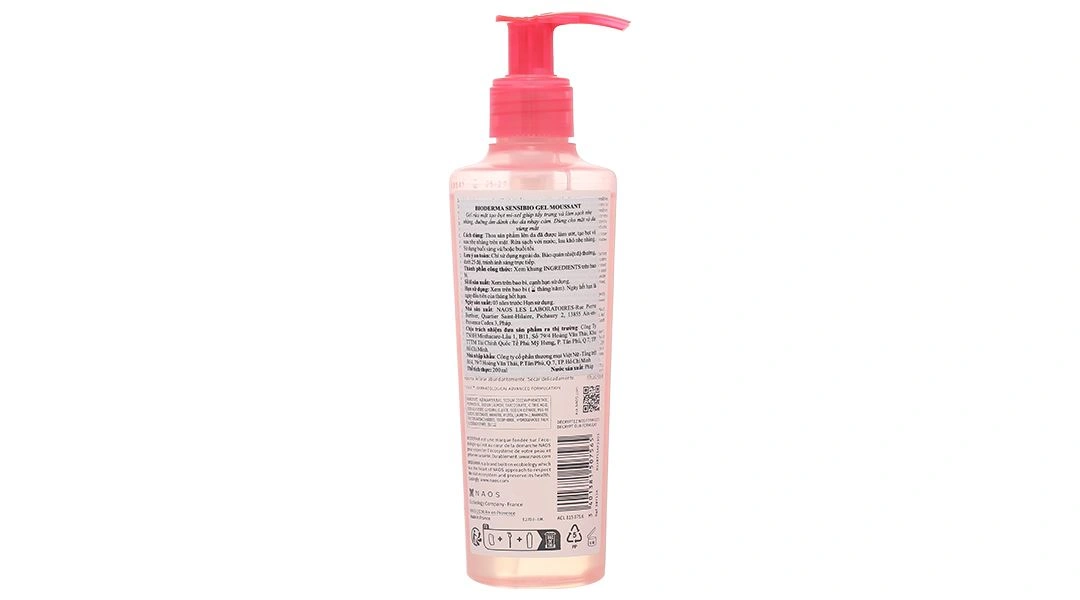 Gel rửa mặt Bioderma Sensibio Gel Moussant làm sạch, cấp ẩm cho da nhạy cảm chai 200ml - 5