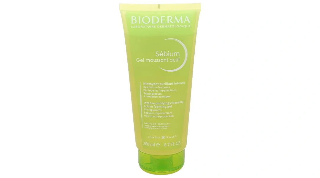Gel rửa mặt Bioderma Sébium Gel Moussant Actif cho da hỗn hợp và da dầu tuýp 200ml - 