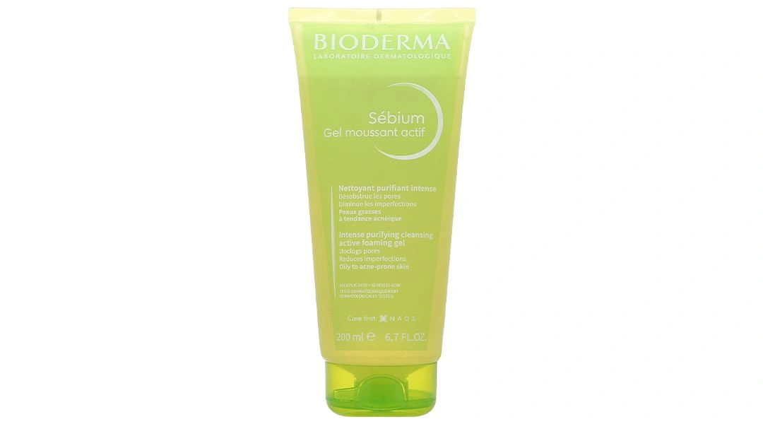 Gel rửa mặt Bioderma Sébium Gel Moussant Actif cho da hỗn hợp và da dầu tuýp 200ml - 1