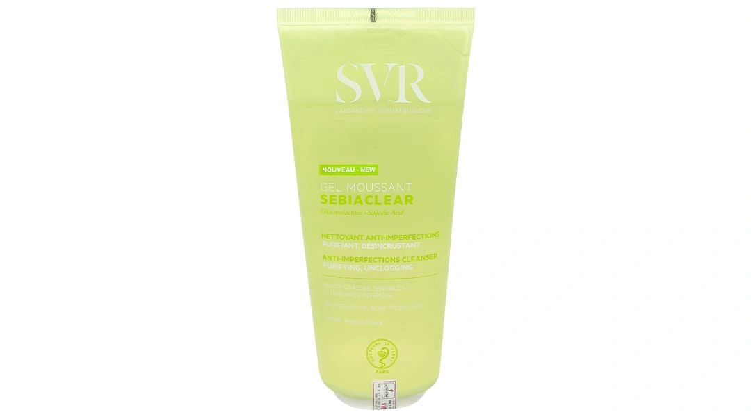 Gel rửa mặt SVR Sebiaclear Gel Moussant làm sạch da, giảm dầu nhờn tuýp 55ml - 7