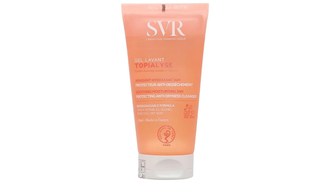 Gel rửa mặt SVR Topialyse Gel Lavant làm sạch, dưỡng ẩm cho da khô, da nhạy cảm tuýp 55ml - 