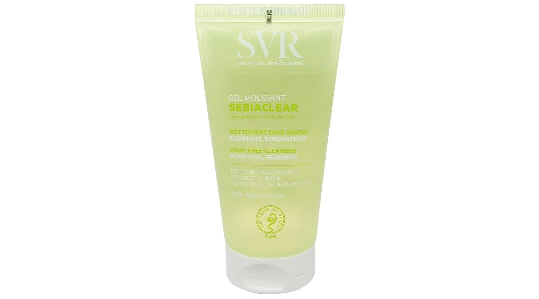 Gel rửa mặt SVR Sebiaclear Gel Moussant làm sạch da, giảm dầu nhờn tuýp 55ml - 