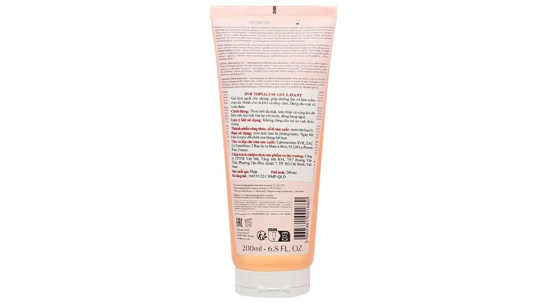 Gel rửa mặt SVR Topialyse Gel Lavant làm sạch, dưỡng ẩm cho da khô, da nhạy cảm tuýp 55ml - 8