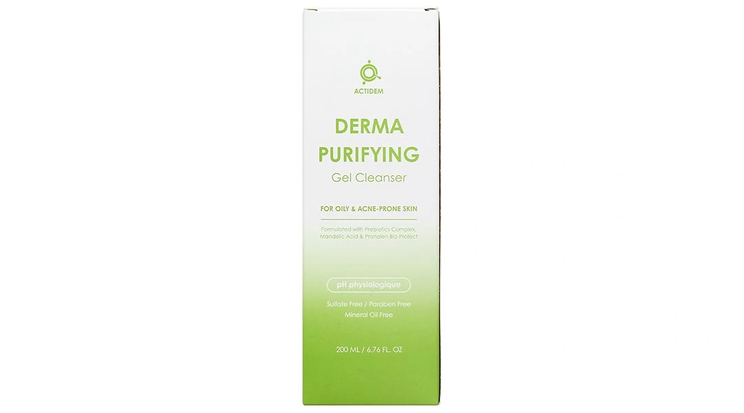 Gel rửa mặt Actidem Derma Purifying làm sạch bụi bẩn, dầu thừa cho da dầu mụn chai 200ml - 3