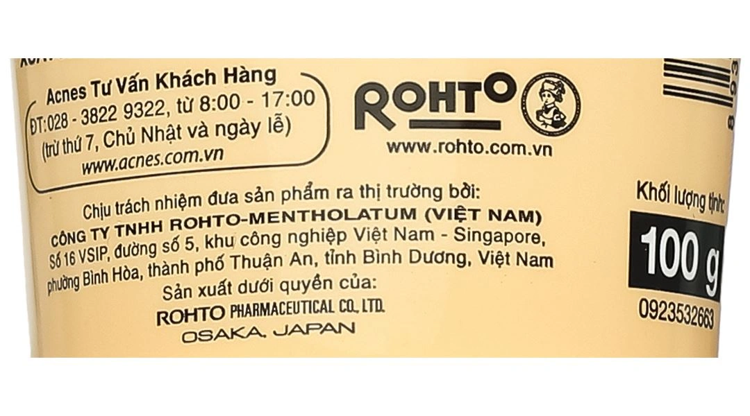 Kem rửa mặt Acnes Vitamin sáng da, mờ sẹo thâm tuýp 100g - 11