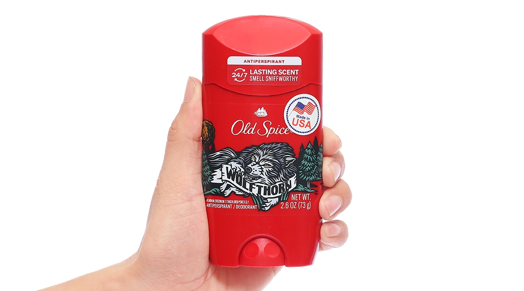Sáp khử mùi Old Spice Wolfthorn ngăn mùi cơ thể, giảm tiết mồ hôi chai 73g - 2