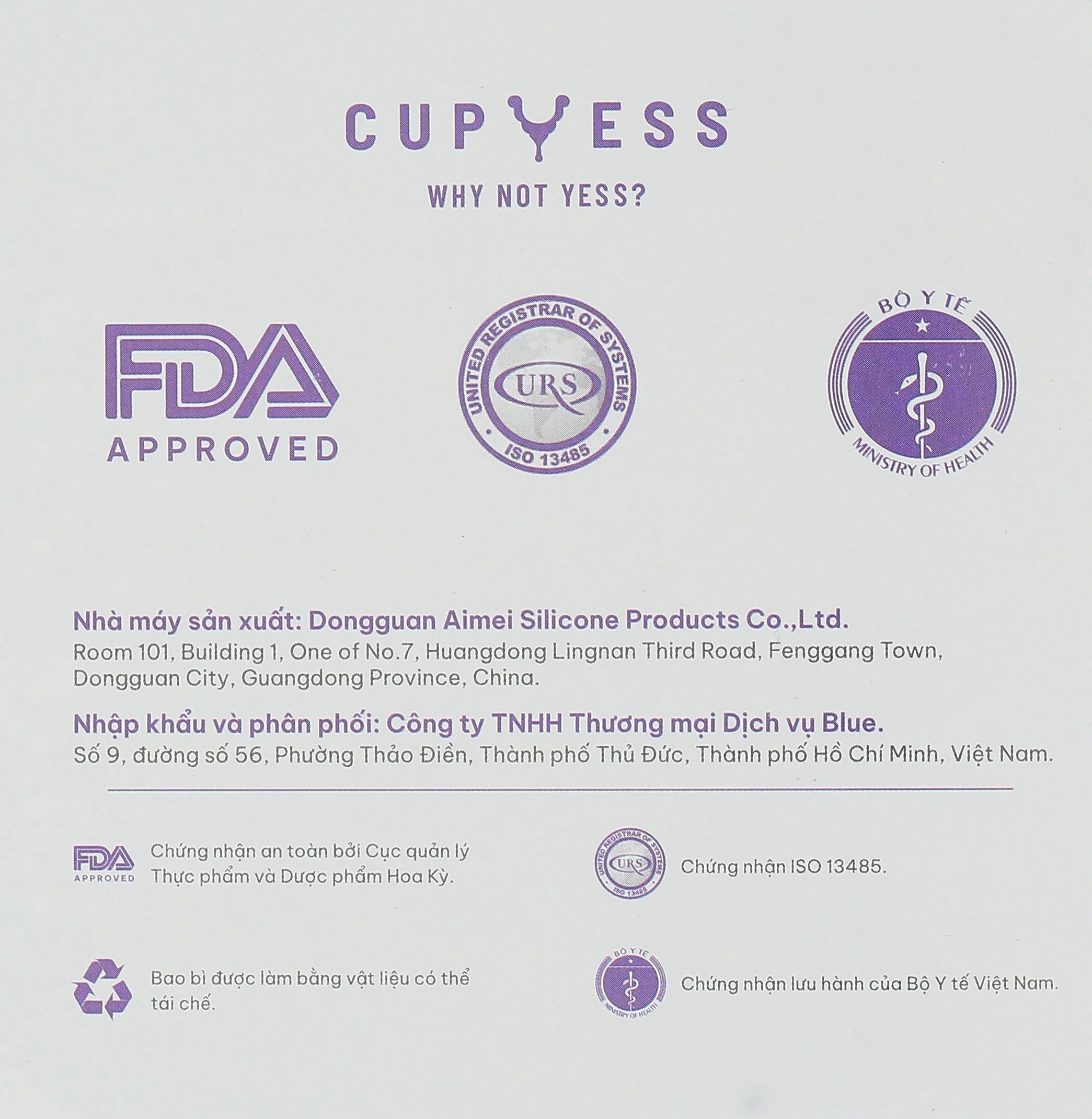 Cốc nguyệt san Cup Yess Gấp Gọn Z Cup Size S hộp 1 cái - 21
