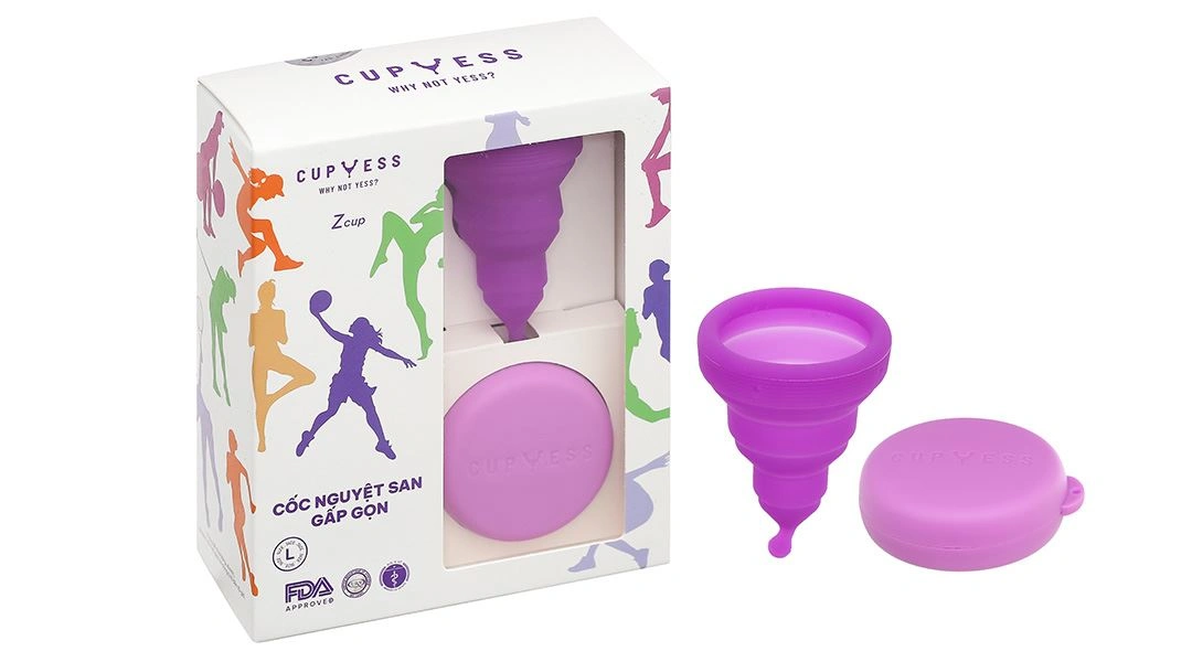 Cốc nguyệt san Cup Yess Gấp Gọn Z Cup Size S hộp 1 cái - 22