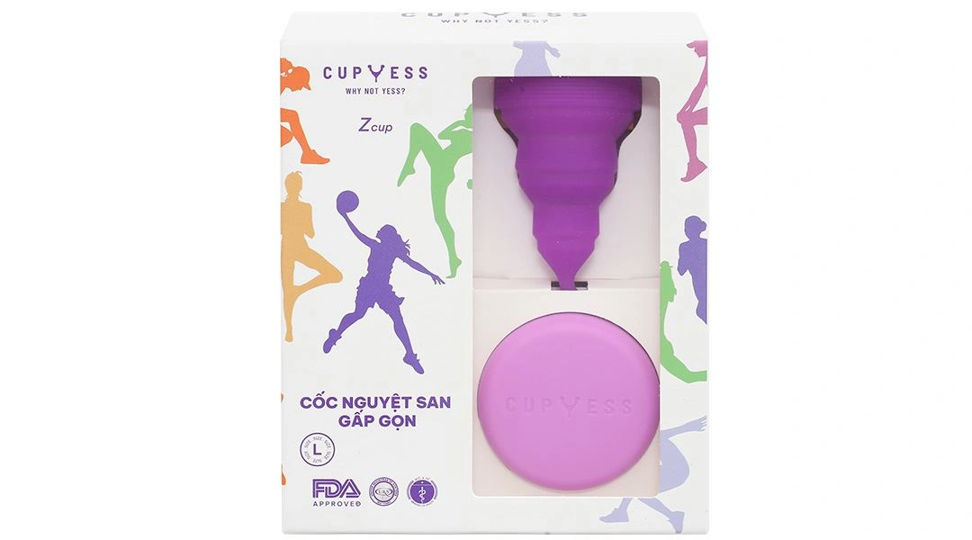 Cốc nguyệt san Cup Yess Gấp Gọn Z Cup Size S hộp 1 cái - 23