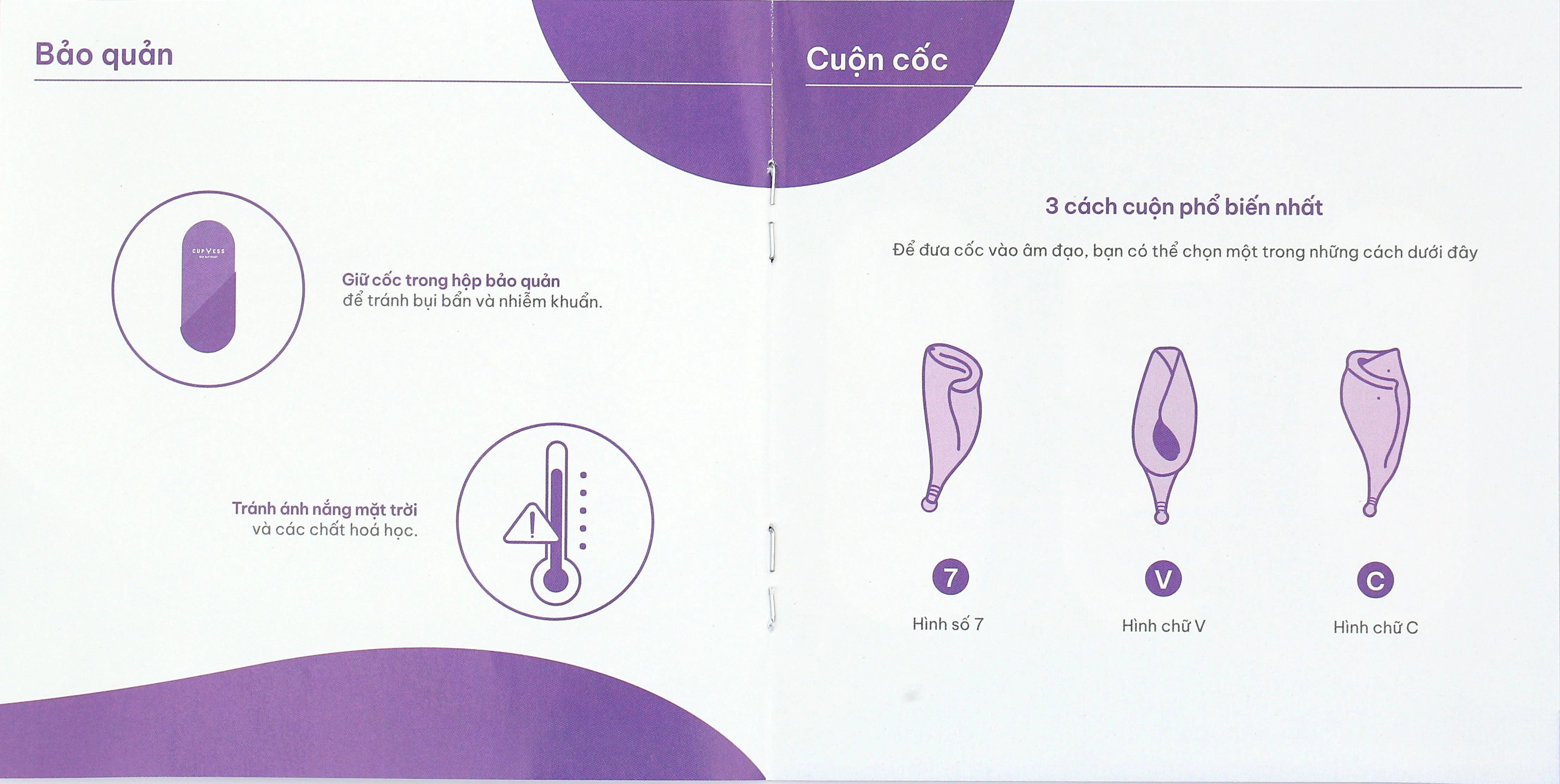 Cốc nguyệt san Cup Yess tiêu chuẩn S Cup hộp 1 cái - 14