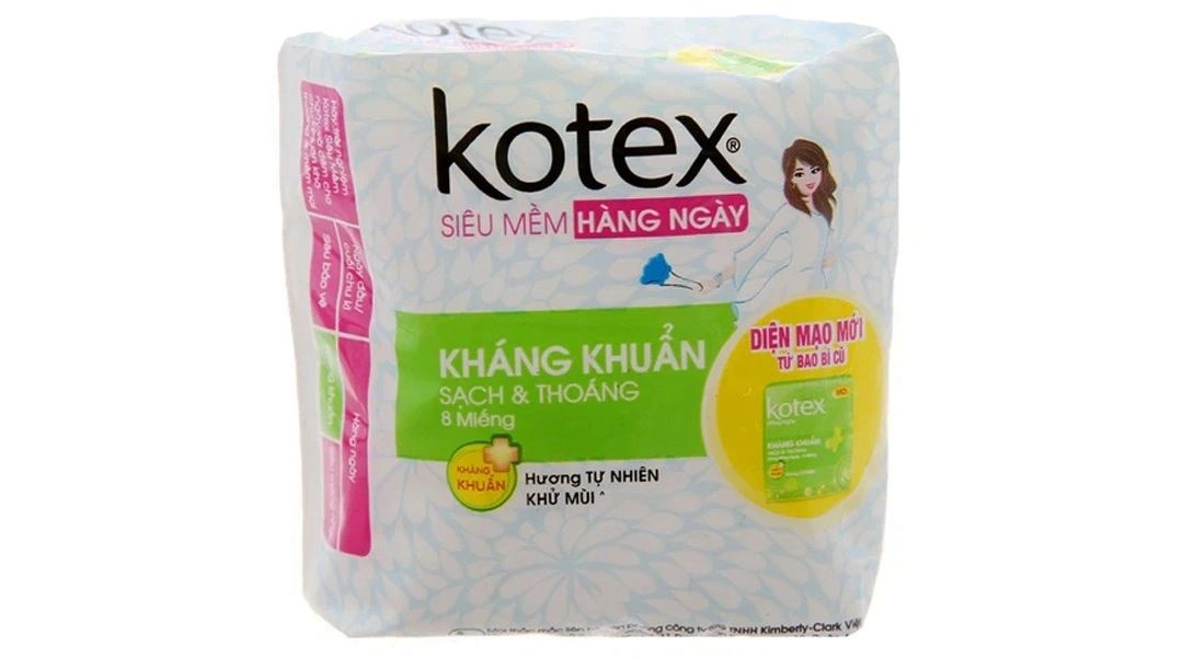 Băng vệ sinh Kotex Style siêu thấm có cánh gói 20 miếng - 