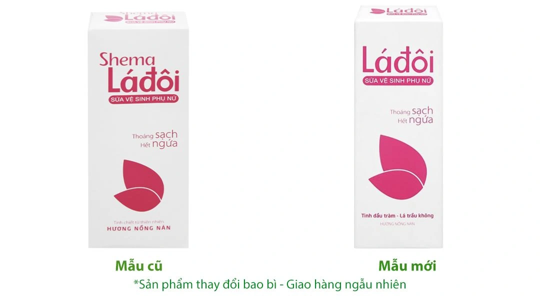 Dung dịch vệ sinh phụ nữ Shema Lá đôi hương nồng nàn chai 200ml - 