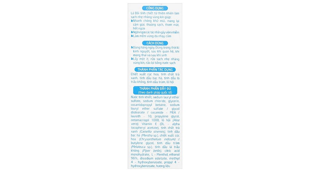 Dung dịch vệ sinh phụ nữ Shema Lá đôi hương dịu mát chai 200ml - 7
