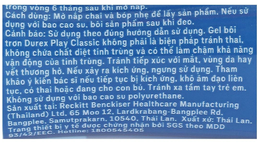 Gel bôi trơn Durex Play Classic dịu nhẹ chai 50ml - 6