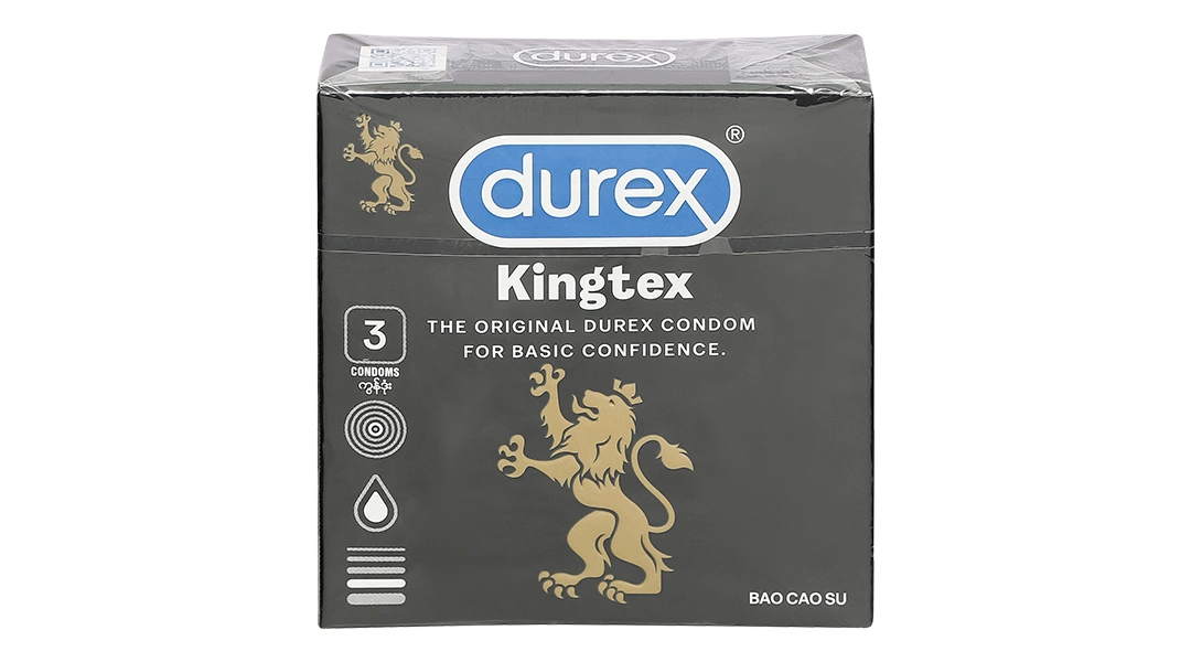 Bao cao su Durex Kingtex ôm sát, vừa vặn 49mm hộp 12 cái - 9