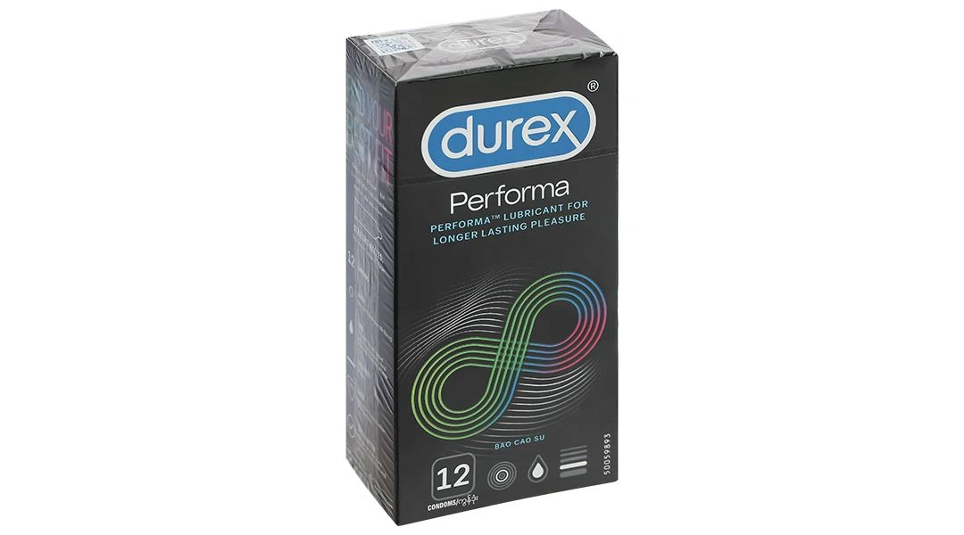 Bao cao su Durex Performa kéo dài thời gian hưng phấn 52mm hộp 3 cái - 9