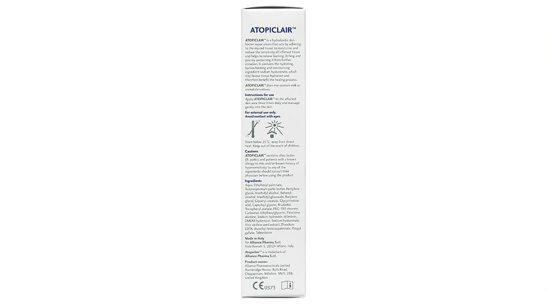 Kem Atopiclair giảm cảm giác ngứa, rát và đau do viêm da cơ địa tuýp 40ml - 4