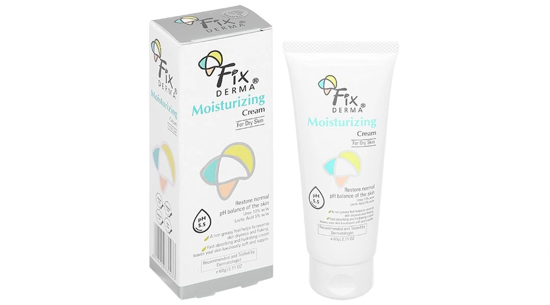 Kem Fixderma Moisturizing giúp giữ ẩm, giảm tình trạng khô và bong tróc da tuýp 60g - 