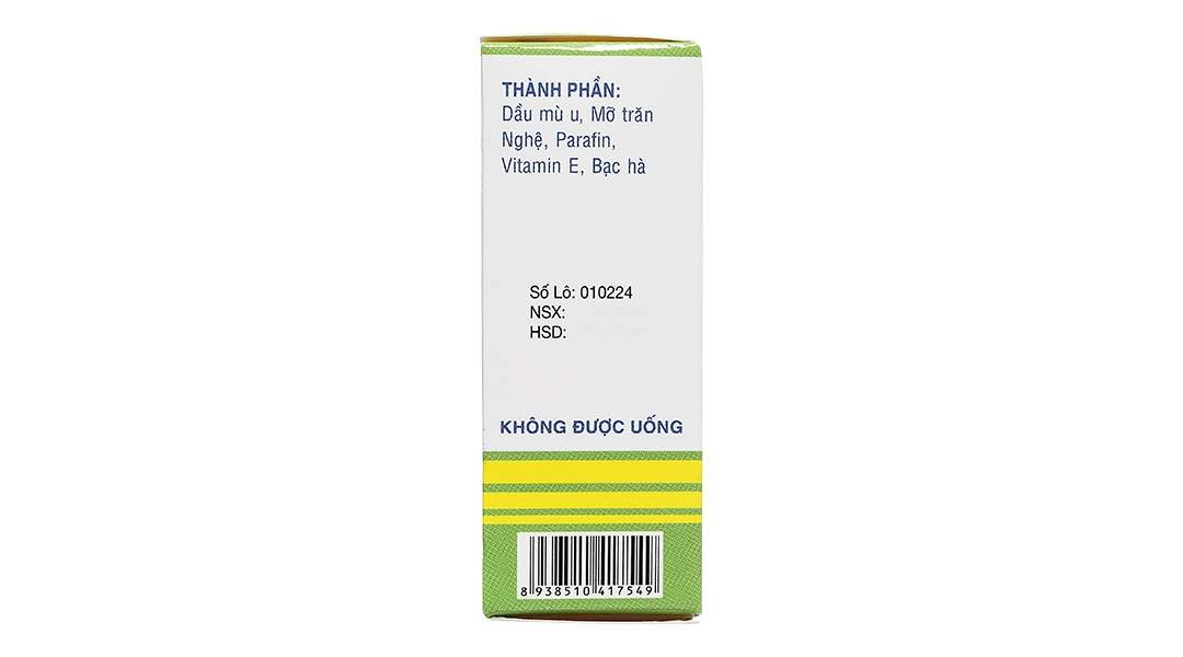 Dầu mù u Bidopharma dưỡng da, làm dịu da, làm mát vết bỏng chai 10ml - 3