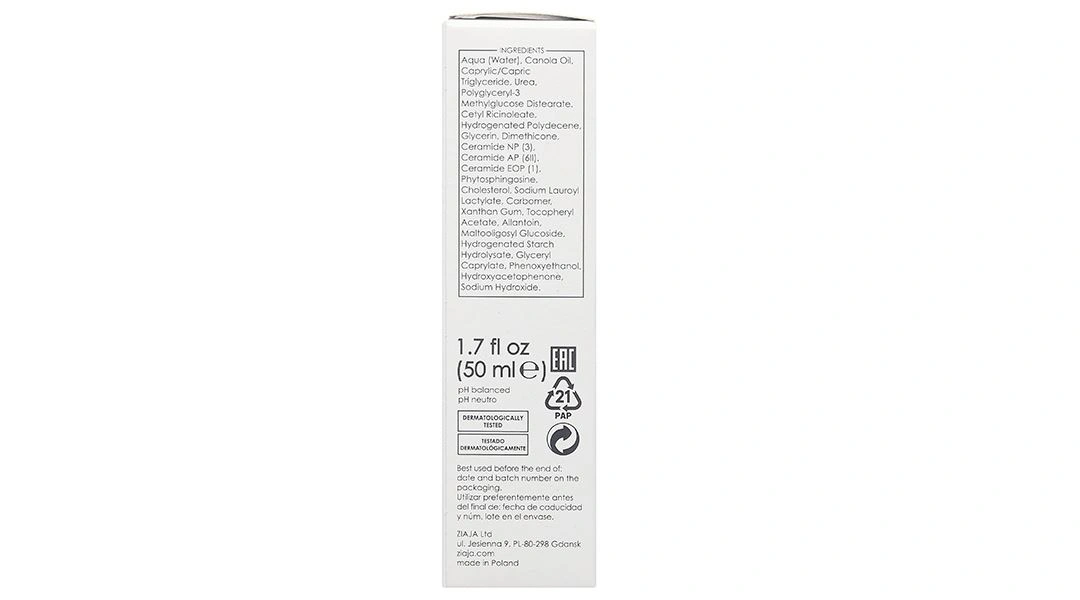 Kem Ziaja 5% Urê dưỡng ẩm, làm dịu da nhạy cảm tuýp 50ml - 10