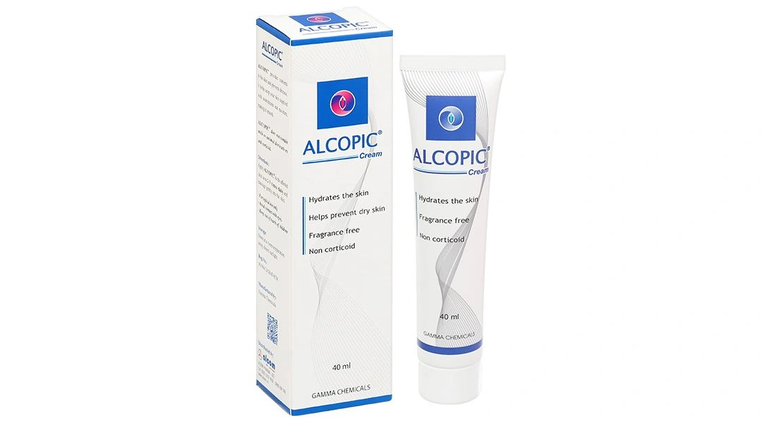 Kem Alcopic giảm cảm giác ngứa, rát, đau do viêm da cơ địa tuýp 40ml - 1