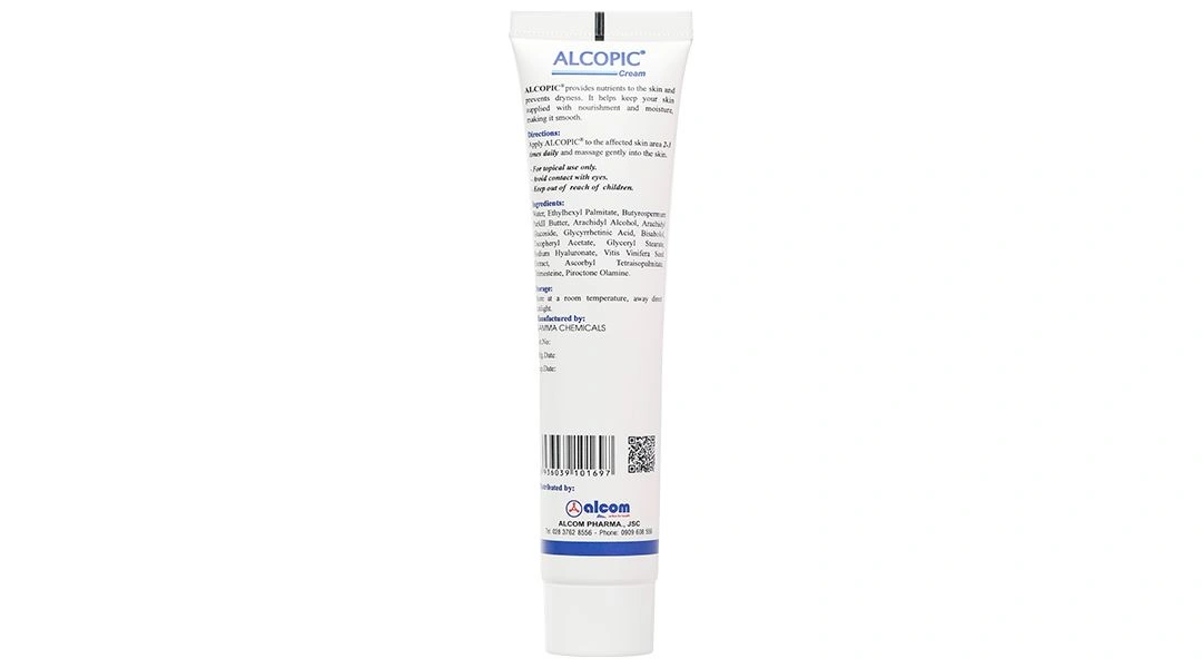 Kem Alcopic giảm cảm giác ngứa, rát, đau do viêm da cơ địa tuýp 40ml - 11