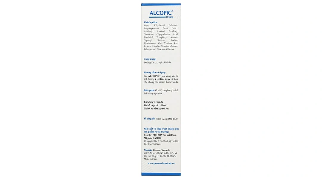 Kem Alcopic giảm cảm giác ngứa, rát, đau do viêm da cơ địa tuýp 40ml - 4