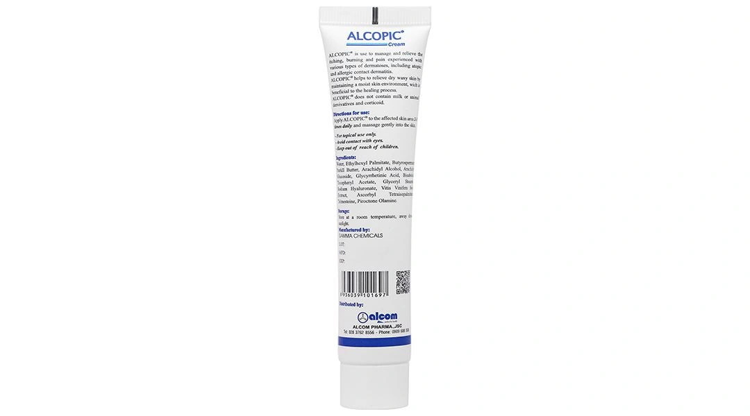 Kem Alcopic giảm cảm giác ngứa, rát, đau do viêm da cơ địa tuýp 40ml - 17