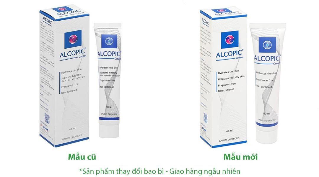 Kem Alcopic giảm cảm giác ngứa, rát, đau do viêm da cơ địa tuýp 40ml - 