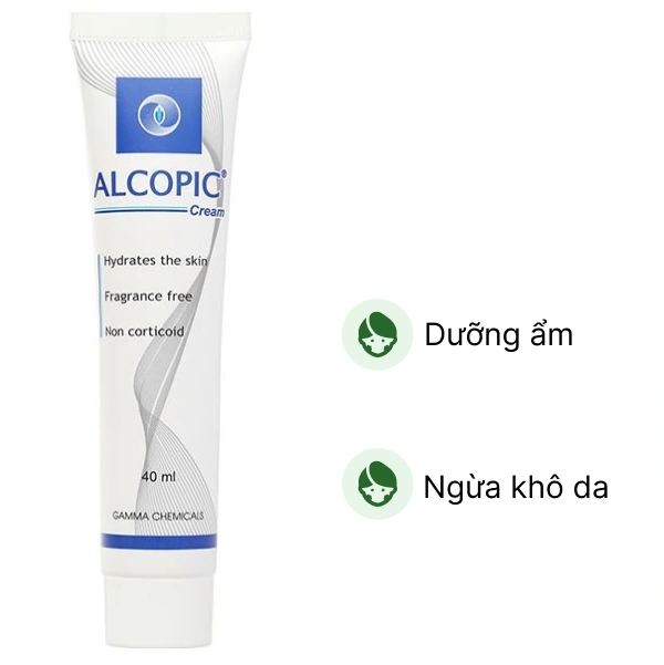 Kem Alcopic giảm cảm giác ngứa, rát, đau do viêm da cơ địa