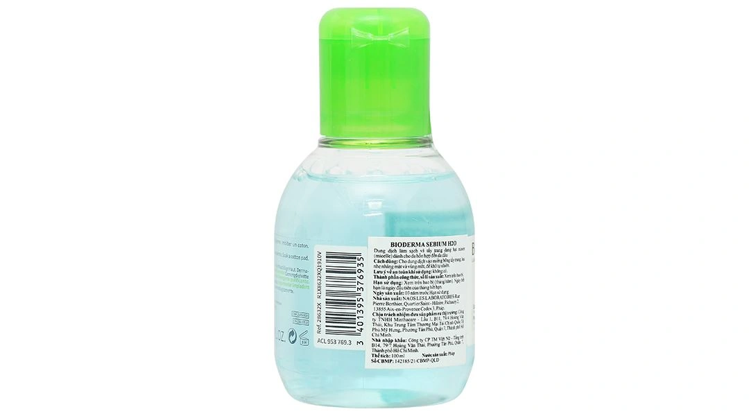 Nước tẩy trang Bioderma Sébium H2O cho da hỗn hợp và da dầu chai 100ml - 3