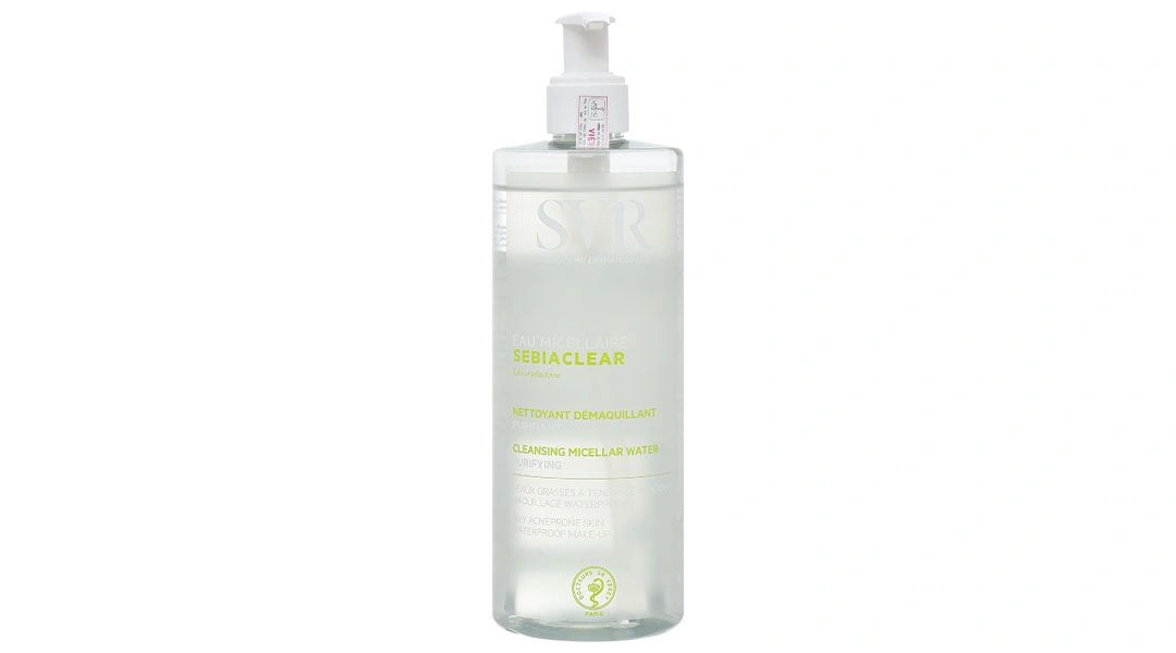 Nước tẩy trang SVR Sebiaclear Eau Micellaire làm sạch da, tẩy trang lớp trang điểm chai 400ml - 1