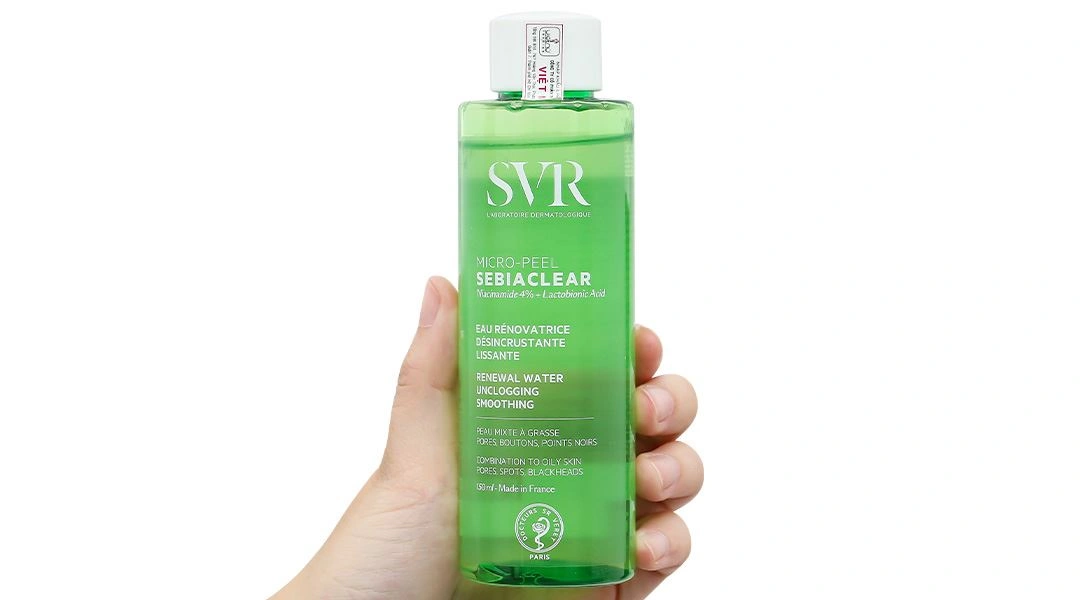 Nước tẩy trang SVR Sebiaclear Micro Peel làm sạch sâu cho da dầu, mụn chai 150ml - 7
